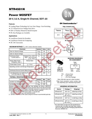 NTR4501NT1 datasheet  